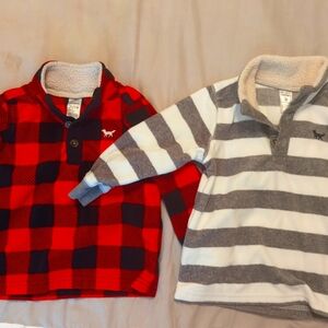 Carter's 2T fleece pullover jacket set